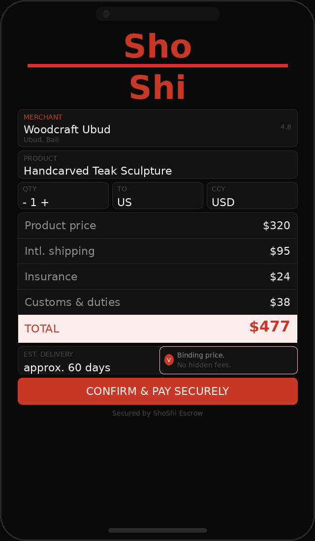 ShoShi App Mockup